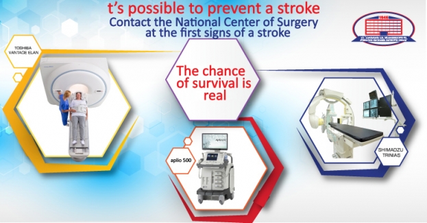 The National Center of Surgery offers you the modern approaches to the treatment of the Stroke!